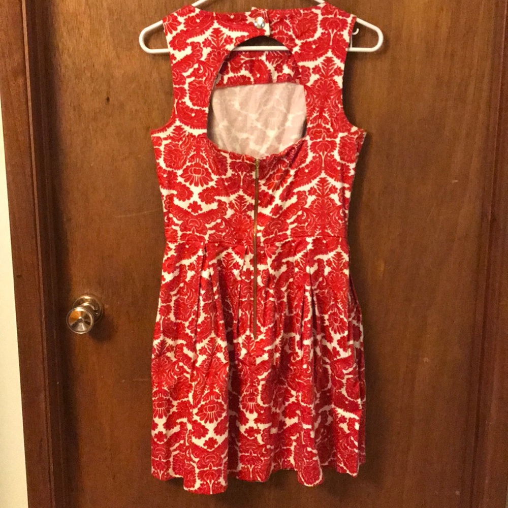 Closet Modcloth red white dress medium - Picture 5 of 7